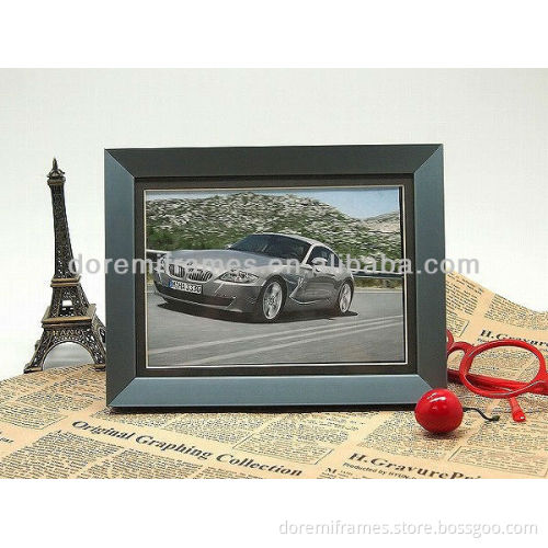 promotional stainless steel car shape photo frame
